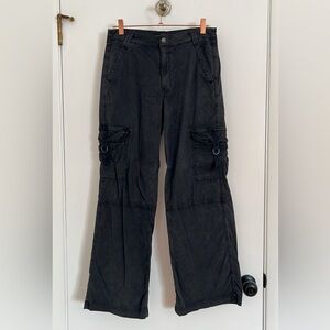 American Eagle Outfitters Black Cargo Pants